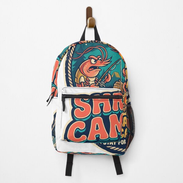 Item preview, Vintage Shrimps Camping Retro Outdoors and Campfire Adventure designed and sold by pawsome purrfect.
