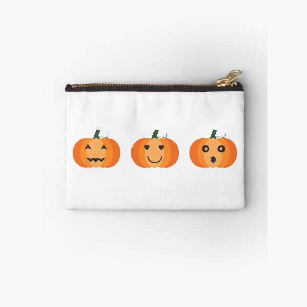 Item preview, Cute Halloween Pumpkin Faces Horizontal Trio designed and sold by OlhaTironArt.