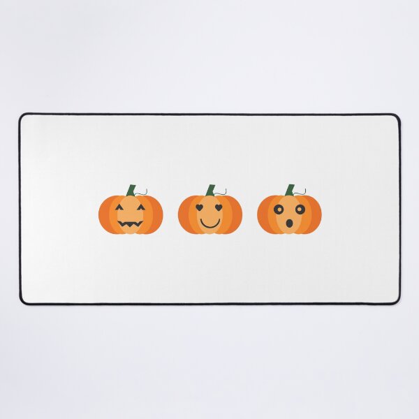 Item preview, Cute Halloween Pumpkin Faces Horizontal Trio designed and sold by OlhaTironArt.