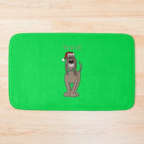 Item preview, Dark Spinone Italiano Santa Claus designed and sold by LivHana.