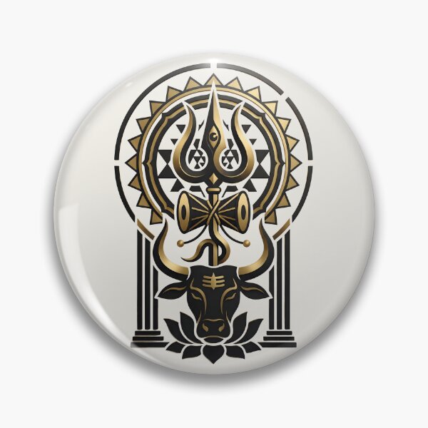 Item preview, Shiva Trishul and Nandi Sacred Art   designed and sold by hutofdesigns.