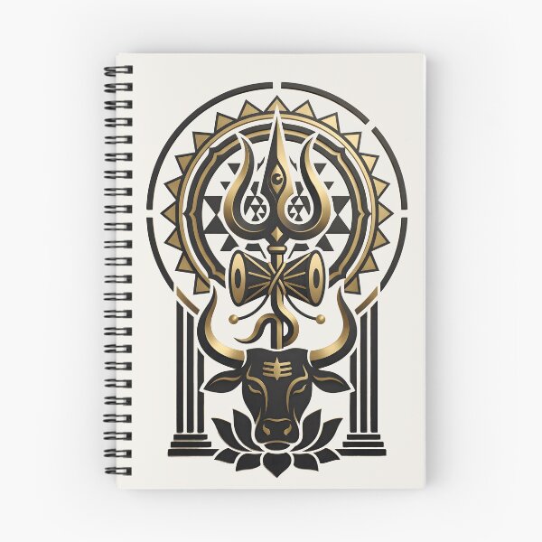Item preview, Shiva Trishul and Nandi Sacred Art   designed and sold by hutofdesigns.