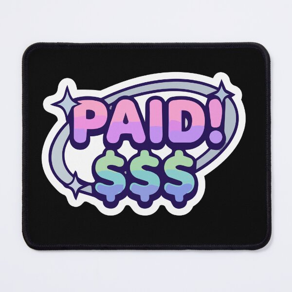 Item preview, Paid Pastel Y2K Bubble Letter Typography designed and sold by All Year Summer Co..