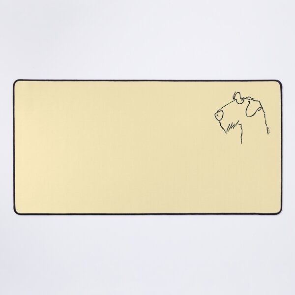 Item preview, Airedale Terrier silhouette outline designed and sold by LivHana.