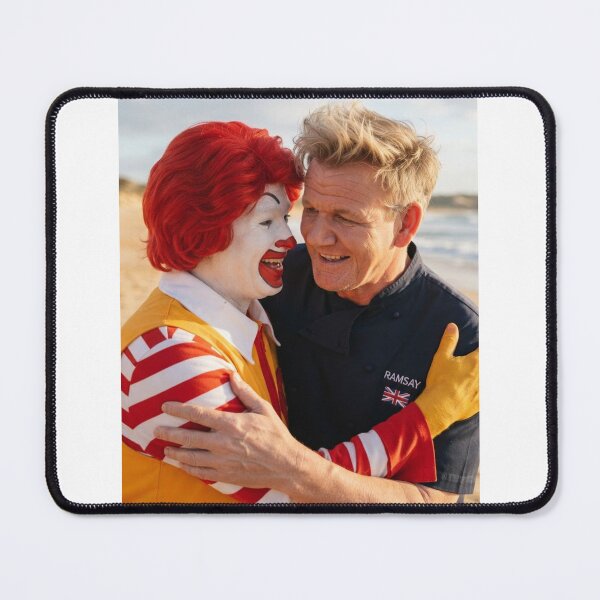 Item preview, Gordon ramsay Ronald mcdonald meme memes funny parody birthday christmas birthday designed and sold by CheeseBlueprint.