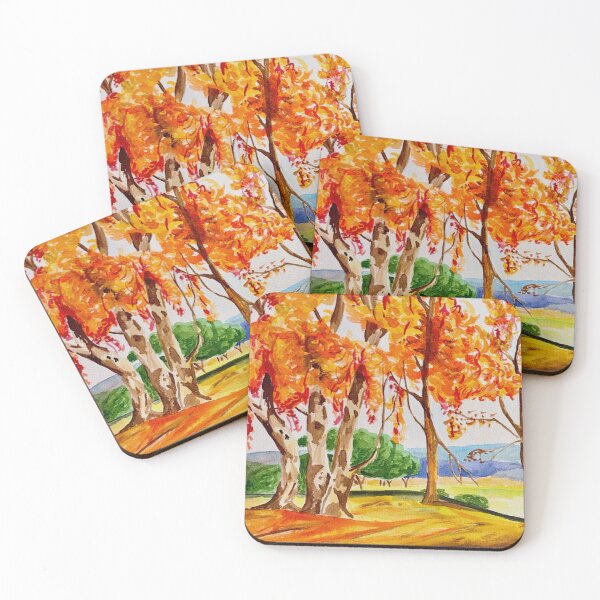 Item preview, Autumn Fire in the Forest designed and sold by TrazosDelSurArt.