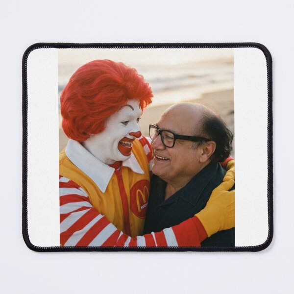 Item preview, Danny devito Ronald mcdonald meme memes funny parody birthday christmas birthday designed and sold by CheeseBlueprint.