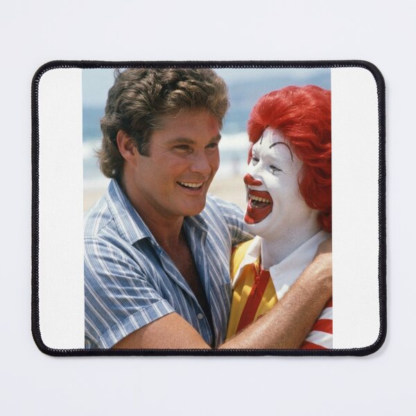 Item preview, David hasselhoff Ronald mcdonald meme memes funny parody birthday christmas birthday designed and sold by CheeseBlueprint.