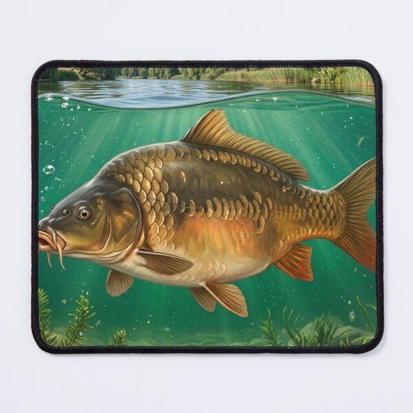 Item preview, Common Carp Illustration – Freshwater Legends Fishing Art designed and sold by Northbound Trail.