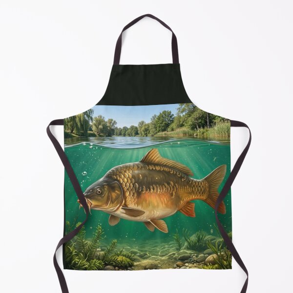 Item preview, Common Carp Illustration – Freshwater Legends Fishing Art designed and sold by Northbound Trail.
