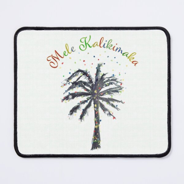 Item preview, Mele Kalikimaka — Hawaiian Christmas Palm Tree designed and sold by FaireWaveArt.