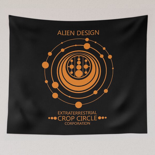 Item preview, Extraterrestrial Crop Circle Corporation Alien Design 4 designed and sold by MagicEyesOnly.