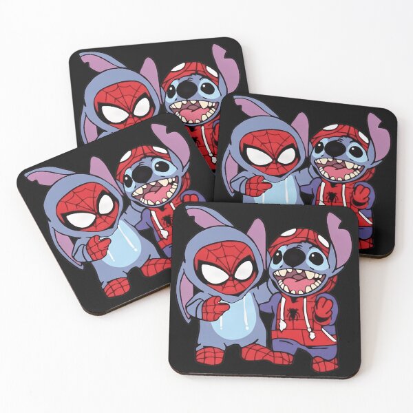 Item preview, Cute Blue Cartoon Duo in Playful Spider Superhero Style designed and sold by PaulHollo37877.
