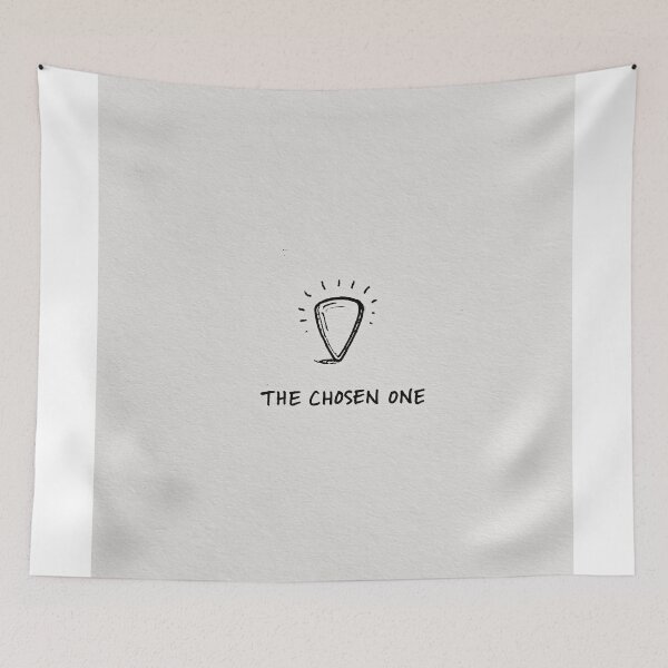 Item preview, The Chosen One Guitar Pick Ink Drawing designed and sold by lautir.