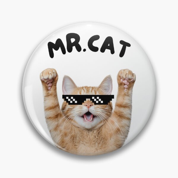 Item preview, Cool Ginger Cat Pixel Sunglasses Thug Life Meme Graphic designed and sold by ReGenDx.