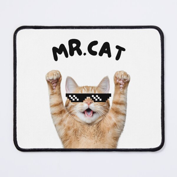Item preview, Cool Ginger Cat Pixel Sunglasses Thug Life Meme Graphic designed and sold by ReGenDx.