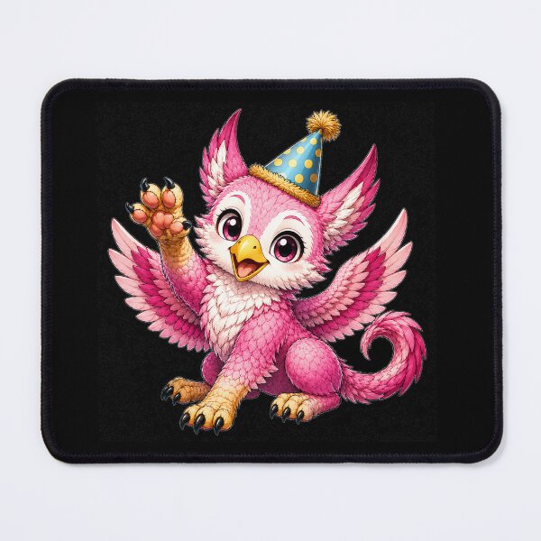 Item preview, Cute Pink Griffin Party Animal designed and sold by Hatchling Hollow.