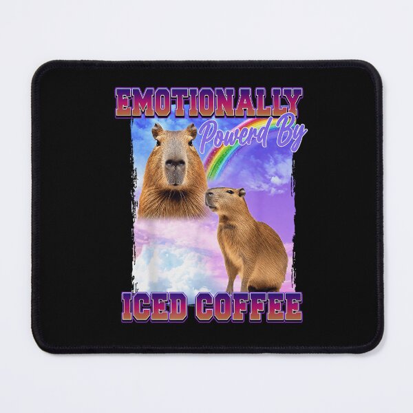 Item preview, Emotionally Powered By Iced Coffee designed and sold by FloraPlantTees.