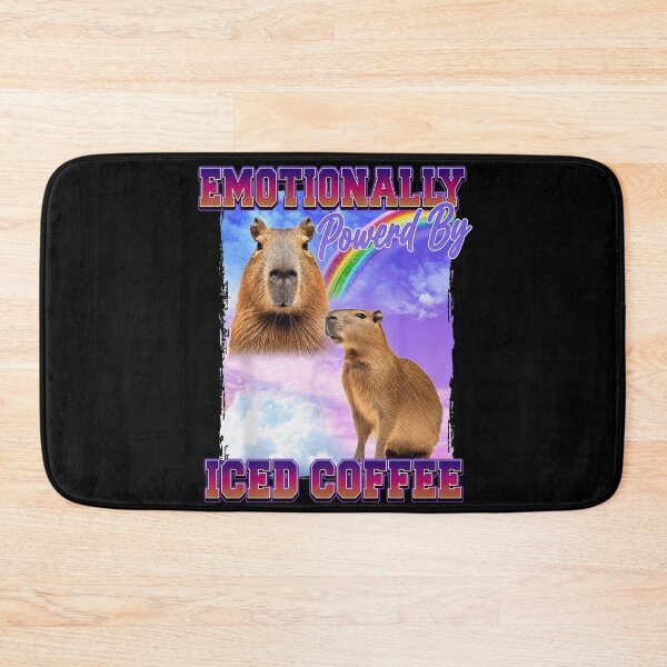 Item preview, Emotionally Powered By Iced Coffee designed and sold by FloraPlantTees.