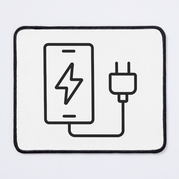 Item preview, Phone Charger Electrical Line Icon designed and sold by VectorForge Studio.