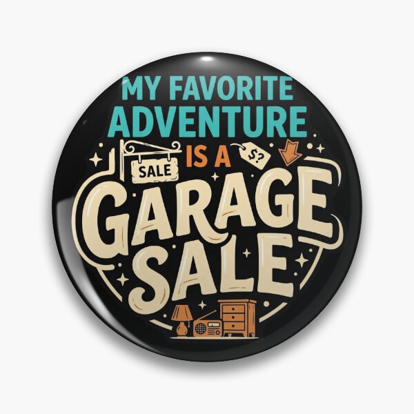 Item preview, My Favorite Adventure Is A Garage Sale Vintage Humor designed and sold by DuckOddity.