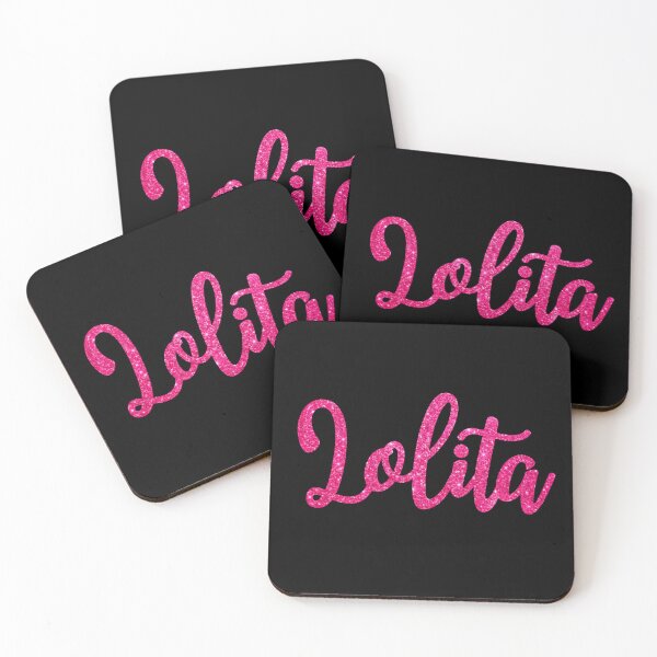 Item preview, Lolita Hot Pink Sparkly Personalised Name Design designed and sold by CamilasPrints.