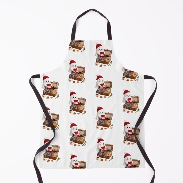 Item preview, Cute Travel Ghost Cozy Autumn Suitcase designed and sold by Inka Moon Design.
