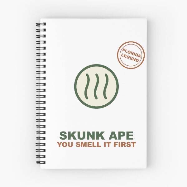 Item preview, Skunk Ape Alert Funny Florida Cryptid Badge Sticker designed and sold by Mega-Shopping.