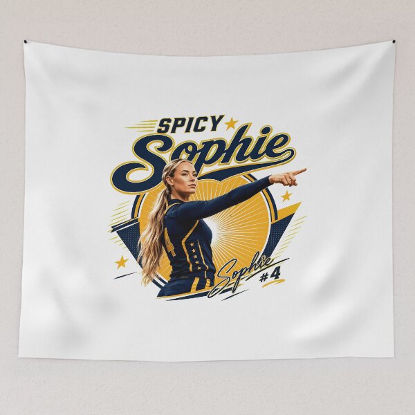 Item preview, Spicy Sophie Volleyball Star Power Graphic Design designed and sold by TashaLars62634.