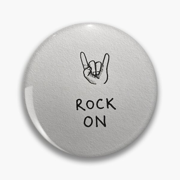 Item preview, Rock On Devil Horns Hand Sign Ink Drawing designed and sold by lautir.