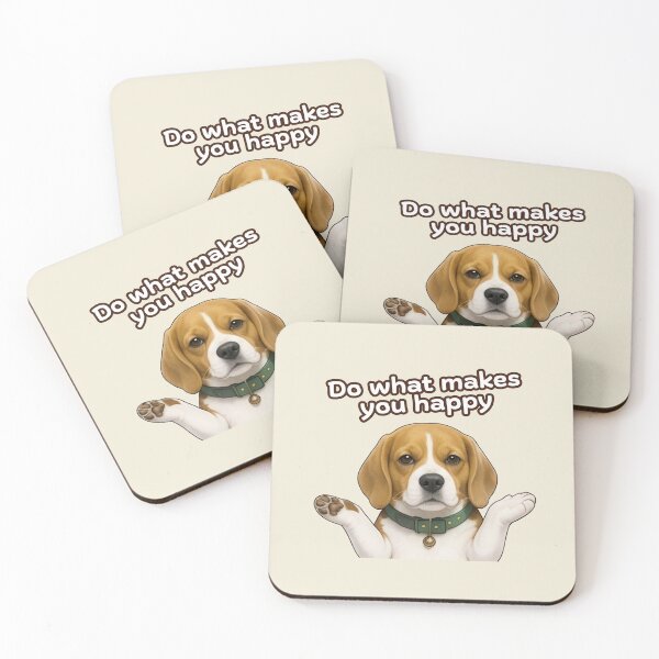 Item preview, Bak Tueng...Whatever Works | Funny Deadpan Beagle Character designed and sold by CosmicQuietStudio.