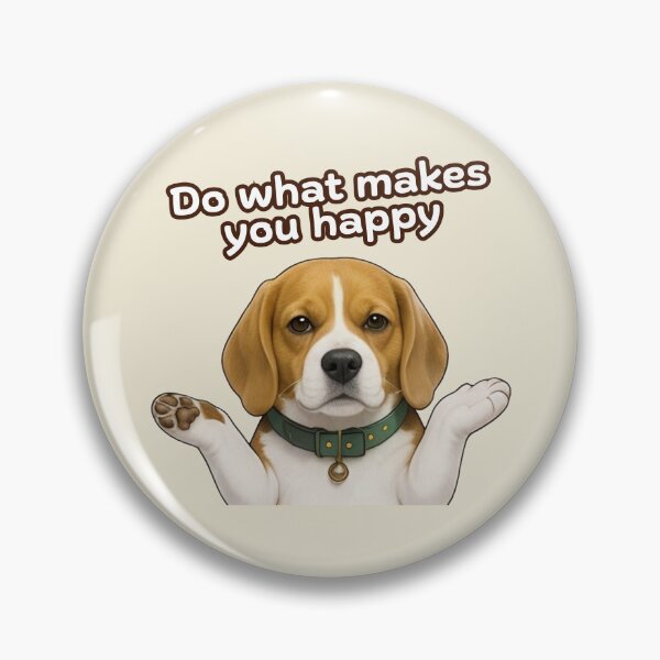Item preview, Bak Tueng...Whatever Works | Funny Deadpan Beagle Character designed and sold by CosmicQuietStudio.