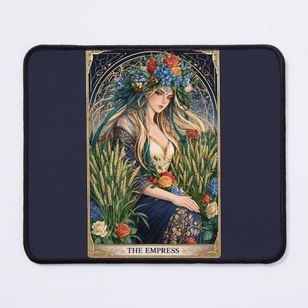 Item preview, The Empress Tarot Card | Botanical Gothic Occult Art designed and sold by MythicMood.