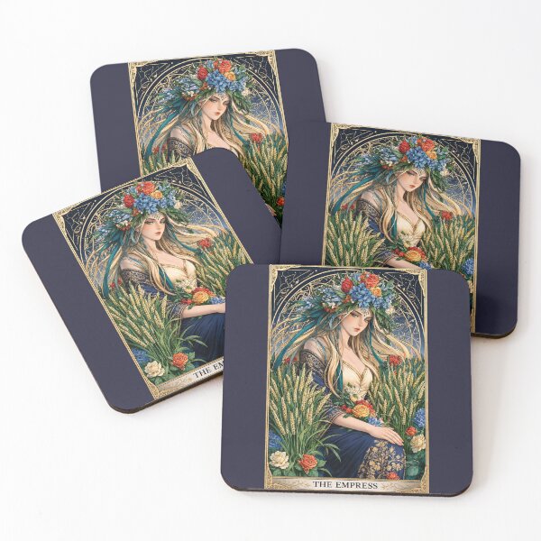 Item preview, The Empress Tarot Card | Botanical Gothic Occult Art designed and sold by MythicMood.