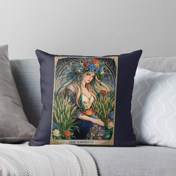 Item preview, The Empress Tarot Card | Botanical Gothic Occult Art designed and sold by MythicMood.