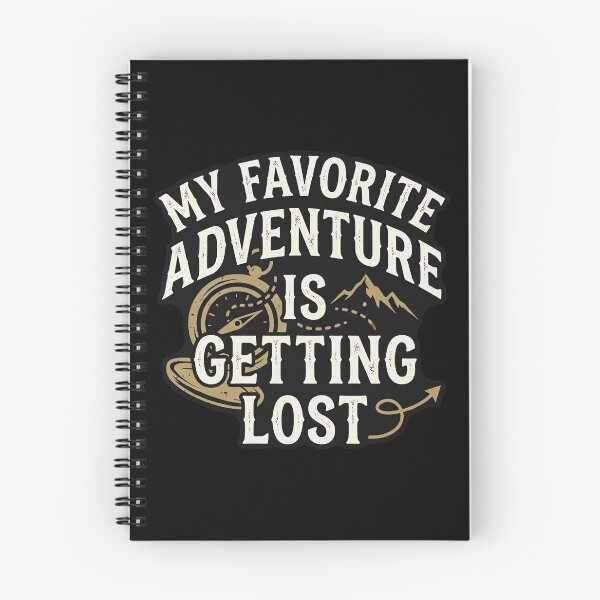 Item preview, My Favorite Adventure Is Getting Lost Funny Travel Quote designed and sold by DuckOddity.