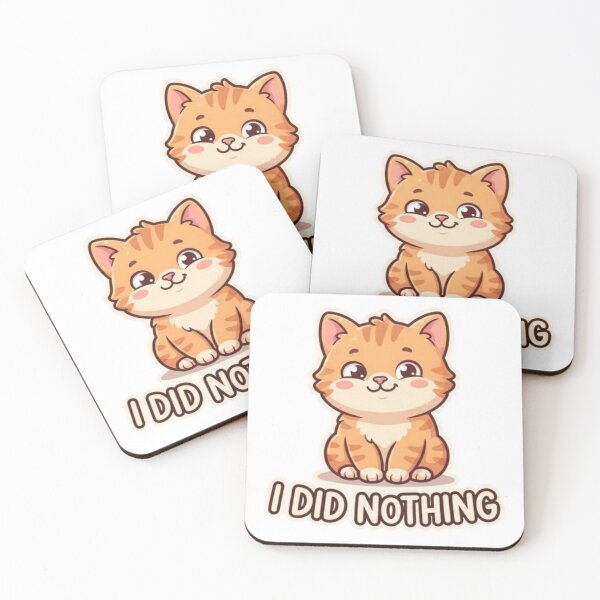 Item preview, Funny Cat I Did Nothing – Cute Lazy Orange Cat designed and sold by PrintforDesign.