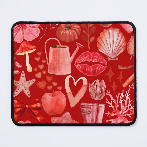 Item preview, Red Shell Apple Heart Flower designed and sold by GeoGoose.