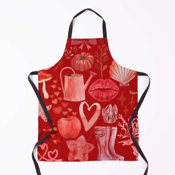 Item preview, Red Shell Apple Heart Flower designed and sold by GeoGoose.