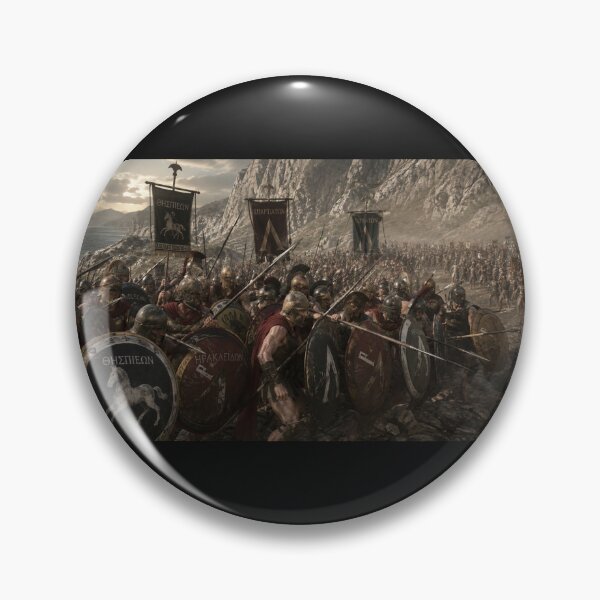 Artikelvorschau, Schlacht bei den Thermopylen: Spartanische und Thespier-Phalanx entworfen und verkauft von Ancient-Era.