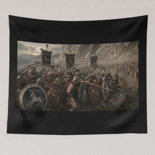 Item preview, Battle of Thermopylae Spartan and Thespian Phalanx designed and sold by Ancient-Era.