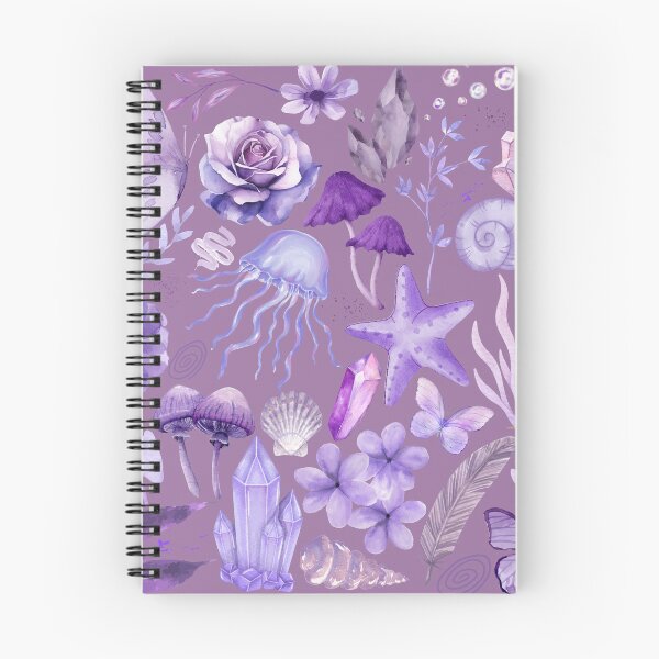 Item preview, Purple Paradise Butterfly Crystal Flower Shell designed and sold by GeoGoose.