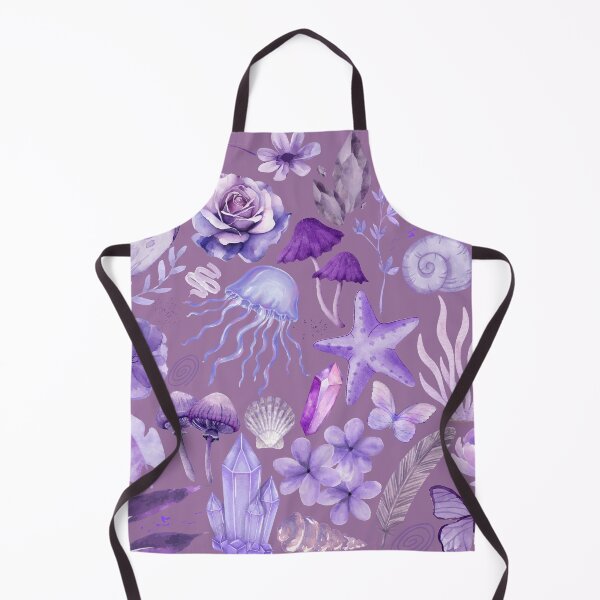 Item preview, Purple Paradise Butterfly Crystal Flower Shell designed and sold by GeoGoose.