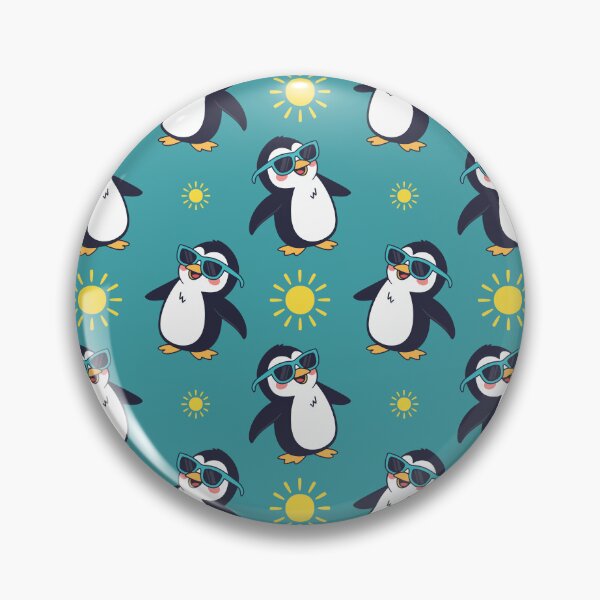 Artikelvorschau, Happy Penguin  – Coole Pinguine mit Sonnenbrille & Sonne entworfen und verkauft von CreativeLifeMe.