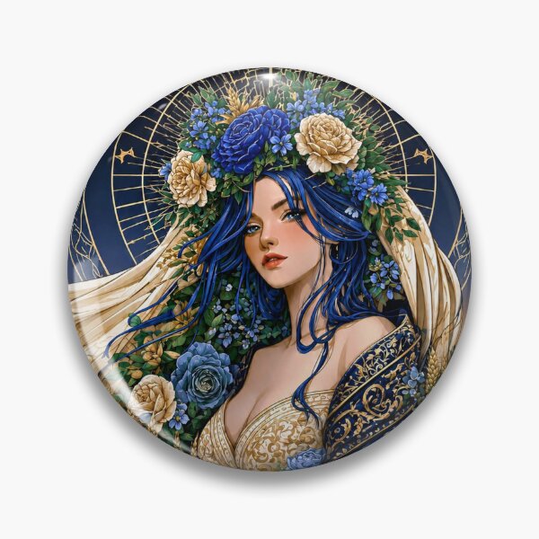 Item preview, The Empress Tarot Card | Floral Gothic Occult Art designed and sold by MythicMood.