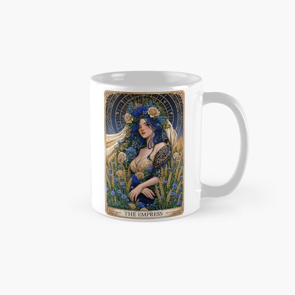 Item preview, The Empress Tarot Card | Floral Gothic Occult Art designed and sold by MythicMood.