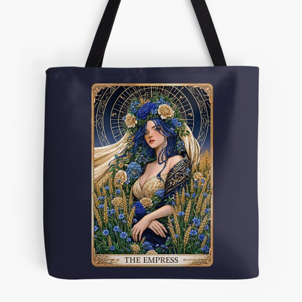 Item preview, The Empress Tarot Card | Floral Gothic Occult Art designed and sold by MythicMood.