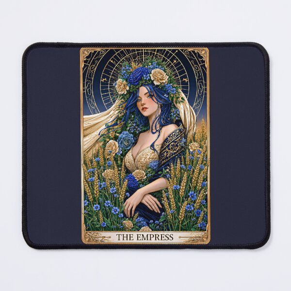 Item preview, The Empress Tarot Card | Floral Gothic Occult Art designed and sold by MythicMood.
