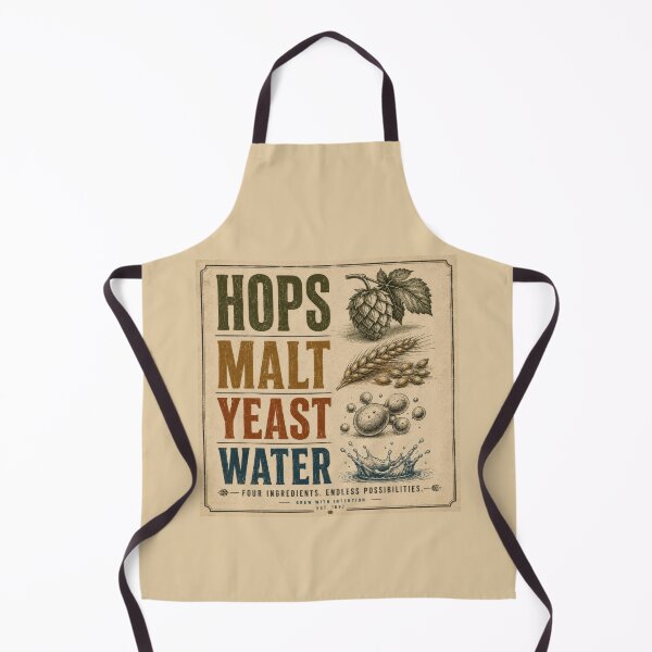 Item preview, Hops Malt Yeast Water Beer Brewing designed and sold by Artnankin.