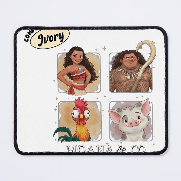Item preview, Moana Inspired Island Adventure Character Art Collection designed and sold by RichardPa71968.